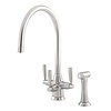 Perrin & Rowe Contemporary Kitchen mixer Metis Filtration with rinse E.1580