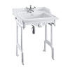 BB Edwardian Waschbecken Classic 65cm mit Untergestell aus Aluminium B15-T38/T43/T48