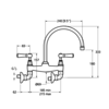 Lefroy Brooks 1900 Classic Küchenarmatur Classic White Lever WLE-1518