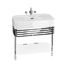Arcade 900mm basin with stand chrome or nickel BB Arcade Arcade 900mm basin with stand chrome or nickel