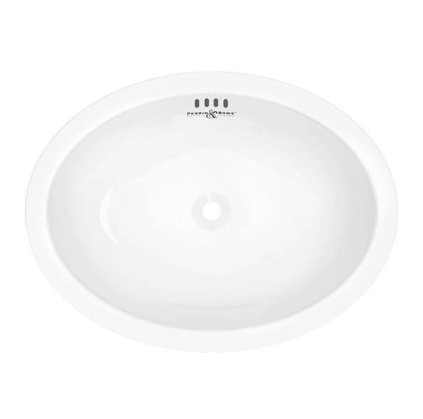 Oval undermount basin, white E.2525 Perrin & Rowe TheClassicHouse