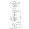 Lefroy Brooks 1900 Classic Classic deck mounted 2 way diverter with lever LB-1650