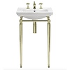 Retro-Waschbecken Imperial 52cm 64cm mit Untergestell aus Metall Imperial Retro-Waschbecken Imperial 52cm 64cm mit Untergestell aus Metall