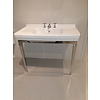 Sbordoni ex showroom: SB Neoclassica 105cm basin with metal stand finish chrome
