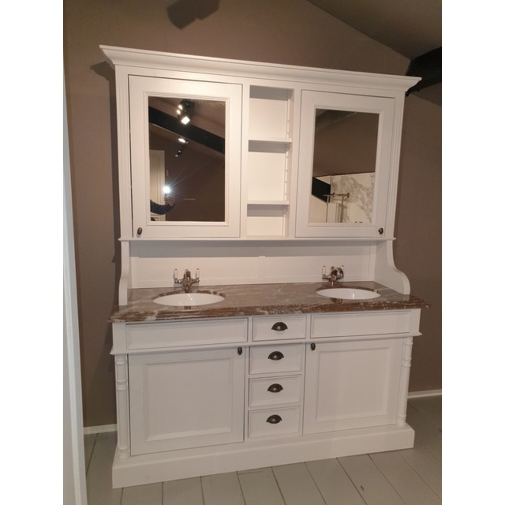 TCH ex showroom: Arundel 170  bathroom furniture with basins, taps and mirror cabinet