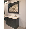 TCH ex showroom: Kensington 140  bathroom furniture with basins, taps and mirror