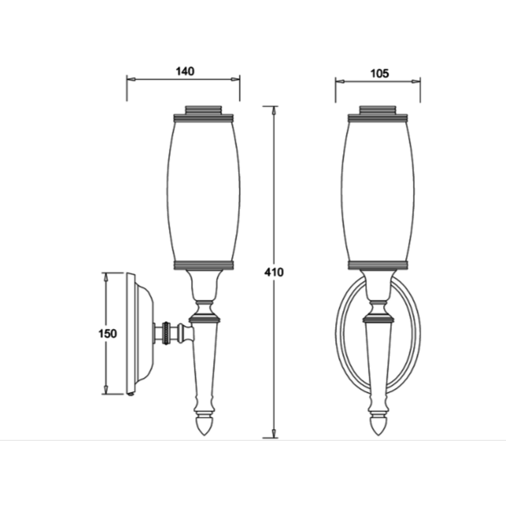 ex showroom: Arcade Wandlampe AL13 BB Arcade ex showroom: Arcade Wandlampe AL13