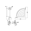 ex showroom: Arcade Corner basket 62mm deep BB Arcade ex showroom: Arcade Corner basket 62mm deep