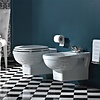 Sbordoni ex showroom: Neoclassica Wandhängende Toilette - Keramik schwarz - mit Sitz