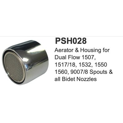 LB Aerator & housing (dual flow) PSH028