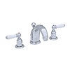 ex showroom: 3-hole basin mixer with porcelain lever handles E.3700PF Perrin & Rowe Victorian White ex showroom: 3-hole basin mixer with porcelain lever handles E.3700PF