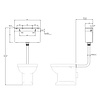Lefroy Brooks LB Dual Flush concealed cistern  LB7296