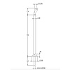 Lefroy Brooks LB Standrohre für freistehende Wannenarmatur LB-2114