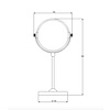 LB1900 Classic Scheerspiegel LB-4958 Lefroy Brooks 1900 Classic LB1900 Classic Scheerspiegel LB-4958