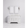 Porter Bathroom Stratford Double Moher VP101  - wooden wash basin stand with doors, natural stone top and underbuilt basins