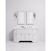 Porter Bathroom Stratford Double Moher VP101  - wooden wash basin stand with doors, natural stone top and underbuilt basins