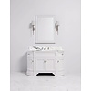 Porter Stratford Stratford Mid Moher VP102  - wooden wash basin stand with doors, natural stone top and underbuilt basins