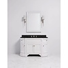 Porter Stratford Stratford Mid Moher VP102  - wooden wash basin stand with doors, natural stone top and underbuilt basins