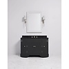 Stratford Mid Coole VP102 - massief houten badmeubel met deuren, natuursteen blad en inbouw wastafels Porter Bathroom Stratford Mid Coole VP102 - massief houten badmeubel met deuren, natuursteen blad en inbouw wastafels
