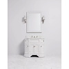 Porter Bathroom Stratford Single Moher VP103  - wooden wash basin stand with doors, natural stone top and underbuilt basins