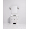 Porter Bathroom Stratford Single Moher VP103 - massief houten badmeubel met  deuren, natuursteen blad en inbouw wastafels