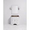 Porter Bathroom Stratford Single Moher VP103  - wooden wash basin stand with doors, natural stone top and underbuilt basins