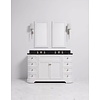 Regent Double Moher VP106 - massief houten badmeubel met deuren, natuursteen blad en inbouw wastafels Porter Bathroom Regent Double Moher VP106 - massief houten badmeubel met deuren, natuursteen blad en inbouw wastafels