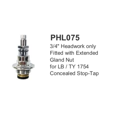 LB 3/4" headwork only PHL075
