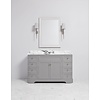 Porter Bathroom Regent Mid Moher VP107 - massief houten badmeubel met  deuren, natuursteen blad en inbouw wastafel