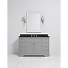 Regent Mid Moher VP107 - massief houten badmeubel met deuren, natuursteen blad en inbouw wastafel Porter Bathroom Regent Mid Moher VP107 - massief houten badmeubel met deuren, natuursteen blad en inbouw wastafel