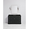 Regent Mid Coole VP107 - massief houten badmeubel met deuren, natuursteen blad en inbouw wastafel Porter Bathroom Regent Mid Coole VP107 - massief houten badmeubel met deuren, natuursteen blad en inbouw wastafel