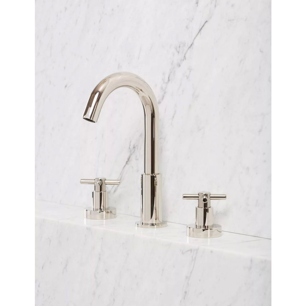 Porter Bathroom Pelham 3-hole  basin mixer with crosstop handles BB601