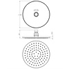 Porter Bathroom Pelham shower head 20cm (8") oder 30cm (12")