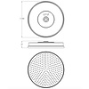 Porter Bathroom Hepworth shower head 20cm (8") oder 30cm (12")