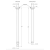 Porter Bathroom Deckenanschluss Duschkopf  BS636 / BS642 / BS643