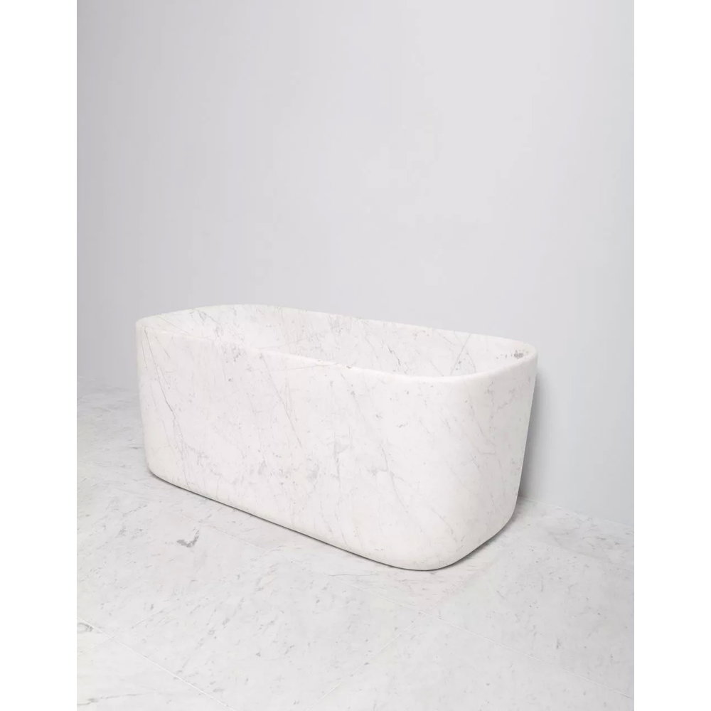 Porter Bathroom PB Freestanding stone bath Carrara marble BS225