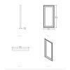 Granville Tall spiegel MP302 Porter Bathroom Granville Tall spiegel MP302