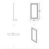 Norburry Tall mirror MP305 Porter Bathroom Norburry Tall mirror MP305