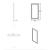 Porter Bathroom Norburry Tall mirror MP305