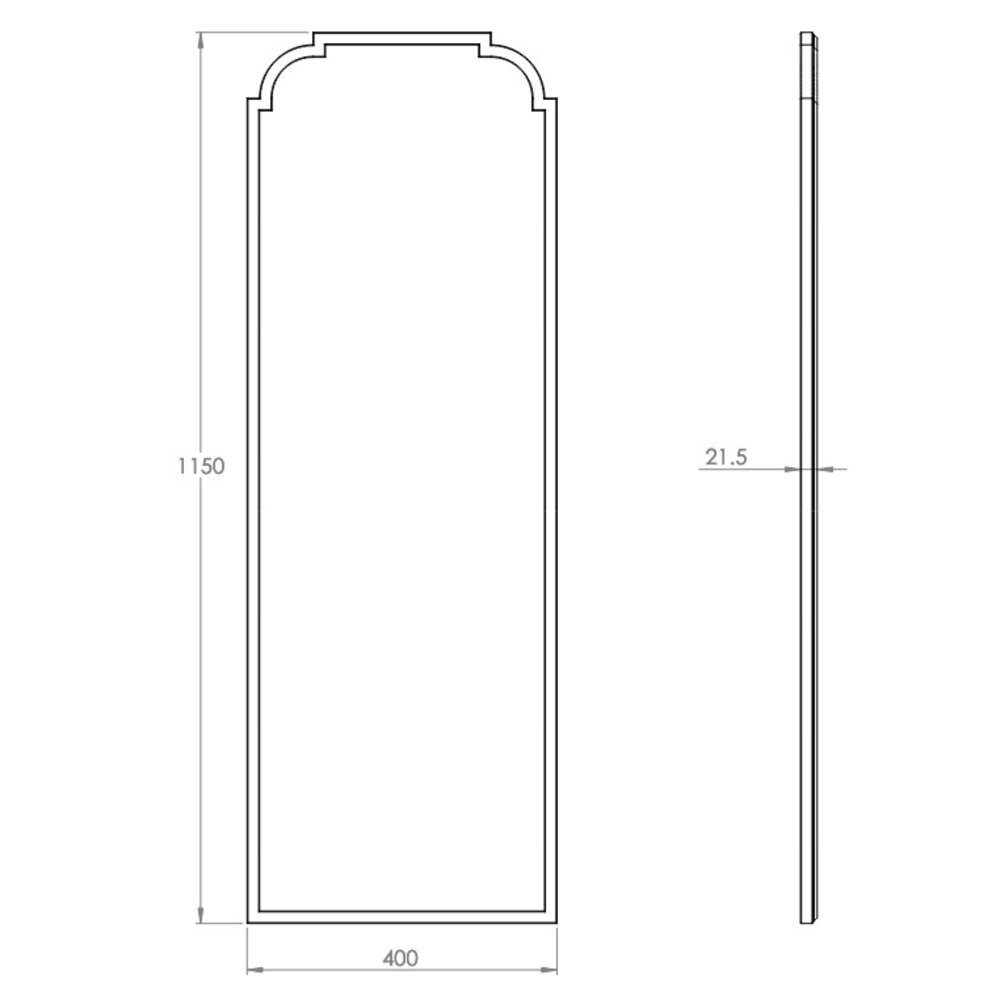 Porter Clarendon Clarendon Tall mirror MM325