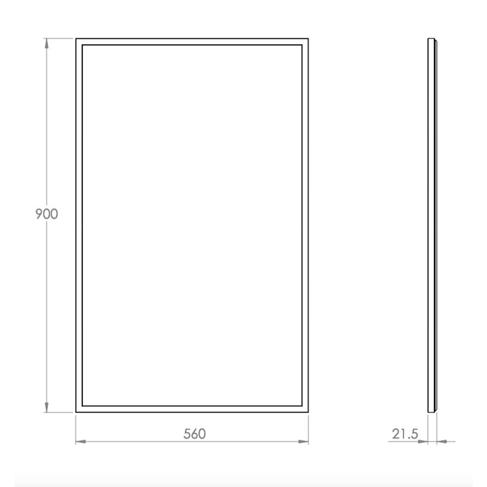 Porter Bathroom Everdon Large Spiegel MM327