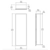 Everdon Tall mirror cabinet CM427 Porter Bathroom Everdon Tall mirror cabinet CM427