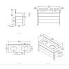 Porter Bathroom Clyde Double VM175