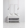 Cavendish Block Double Moher VP127 - massief houten wastafelstand met laden, natuursteen blad en inbouw wastafels Porter Bathroom Cavendish Block Double Moher VP127 - massief houten wastafelstand met laden, natuursteen blad en inbouw wastafels