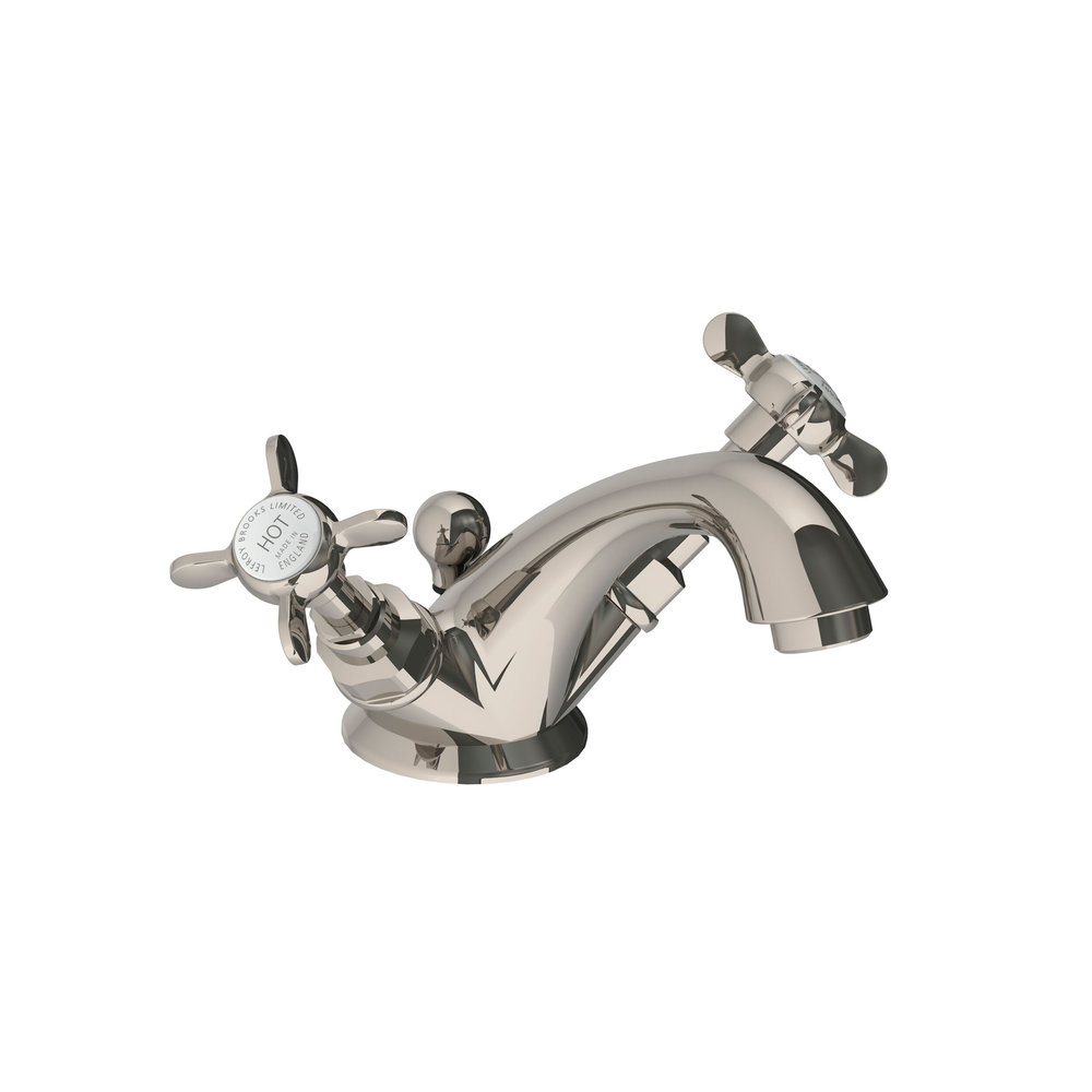 Lefroy Brooks 1900 Classic LB1900 Connaught monobloc basin mixer with crosshead handles LB-1189