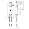 Coalbrook ZURICH Zurich 1-hole basin mixer ZU1000