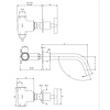 Coalbrook BANK Bank 3-Loch Wand-Badewannenarmatur, Auslauf 190mm BA2005