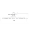 CO 30cm (12") Easy-Clean Duschklopf CO4003 Coalbrook CO 30cm (12") Easy-Clean Duschklopf CO4003