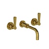LB1920 Ten Ten 3-hole wall mounted basin mixer with lever handles TL-1210 Lefroy Brooks 1920 Ten Ten LB1920 Ten Ten 3-hole wall mounted basin mixer with lever handles TL-1210