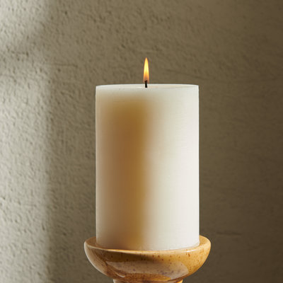 Blyton Pillar Candle Calico 10x15cm